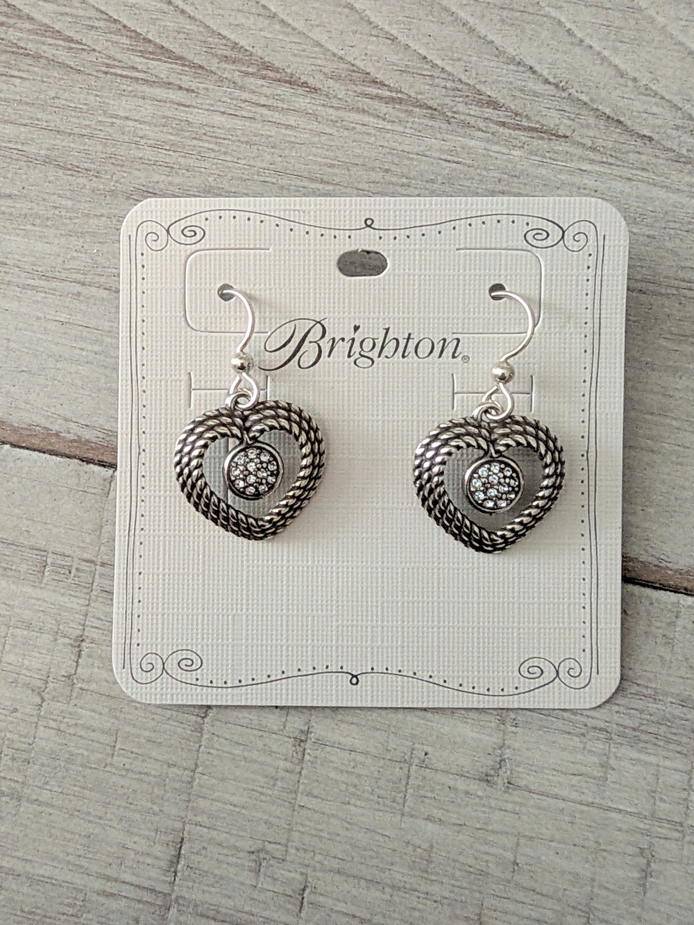 Brighton Portuguese Heart French Wire Earrings